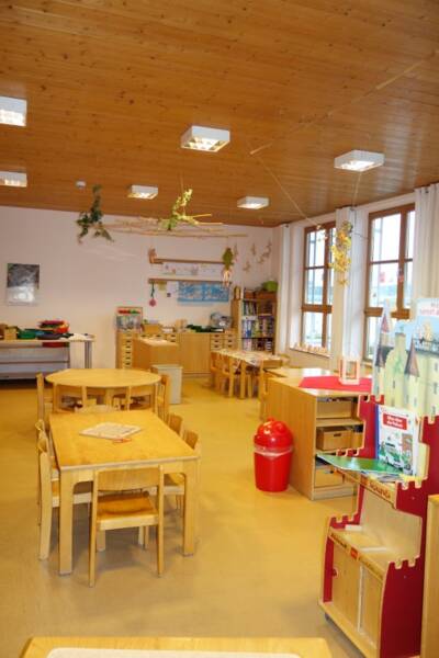 Der Gruppenraum der Kindergartengruppe "Kobolde". 